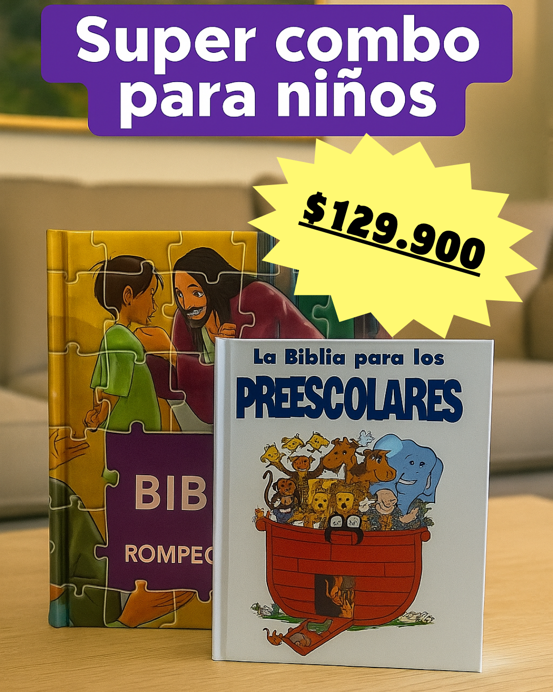 Combo Biblias Pre-escolar