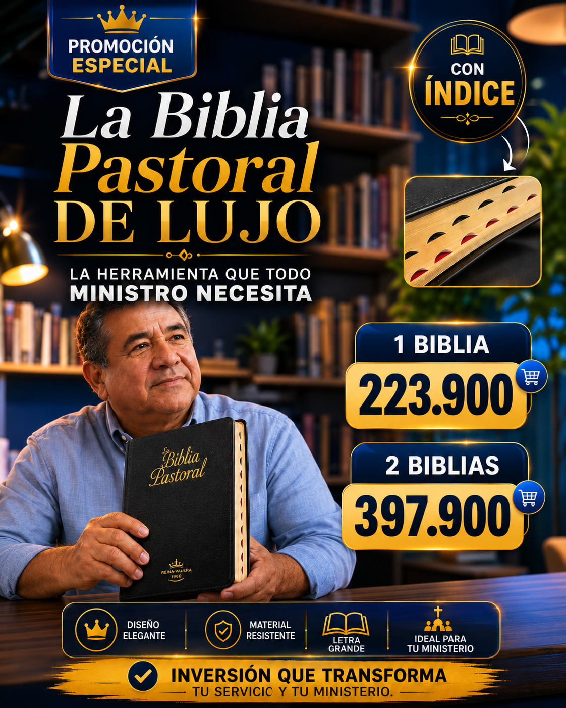 Biblia Pastoral de Lujo